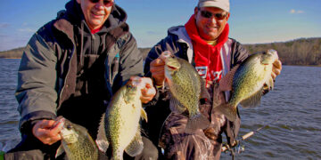 Winter anglers may have to dig deep in their tackle to devise ways to catch finicky cold-water crappie. (Photo: Keith Sutton)