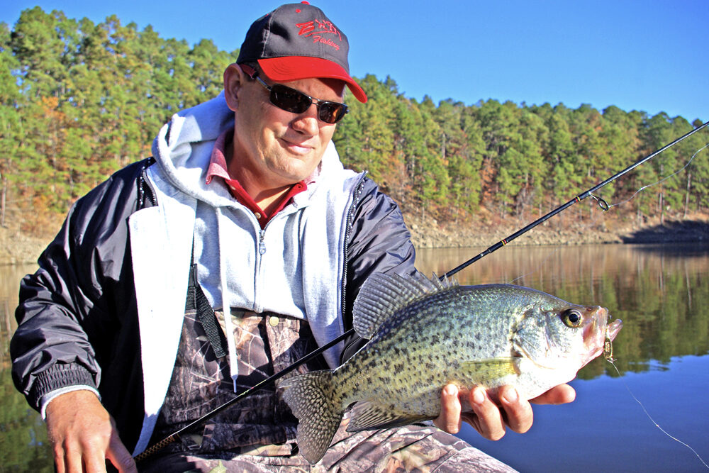 Spoons can be used to catch crappie year-round, but they’re particularly effective during winter when crappie are holding near deep cover and structure.