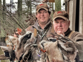 Lamar Boyd and his father, Mike Boyd, have been a duck hunting guide team on Beaver Dam Lake for 17 years. (Photo: Richard Simms)