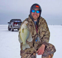 The author’s first Red Lake Crappie, caught during the tail end of the boom when he was getting out of college. 