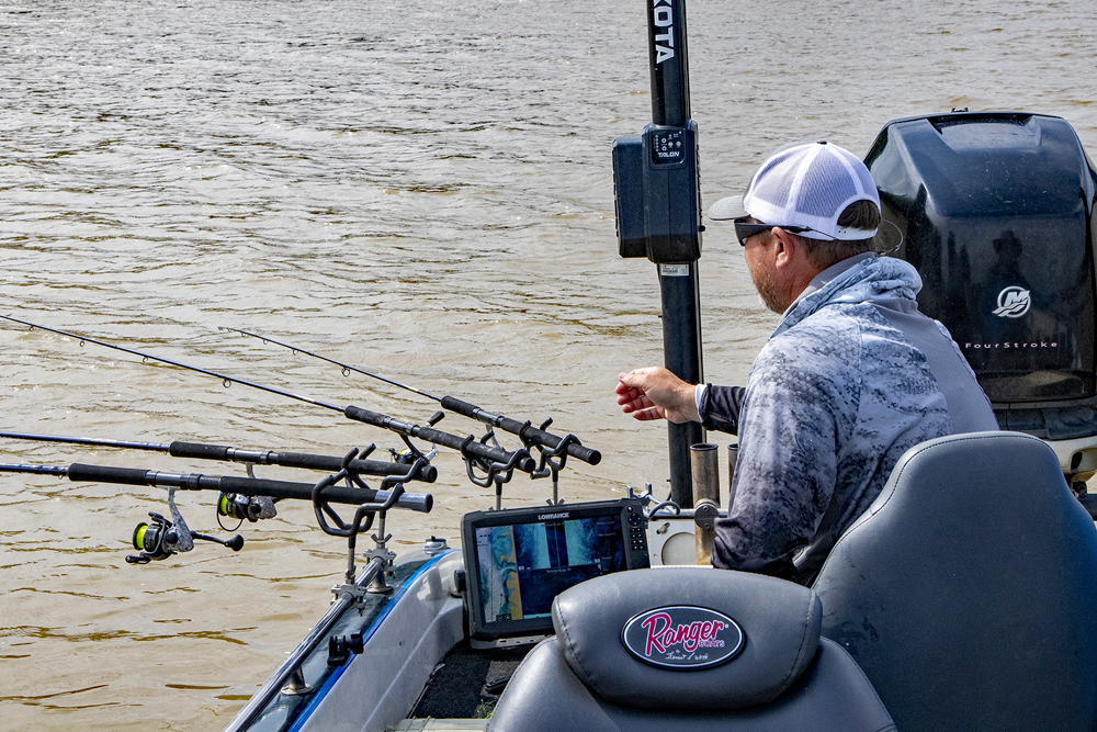 The key to a good setup includes holders that keep rods in the boat, rods are easy to reach, and holders allowing easy rod removal when there is a bite or a fish is on.