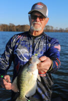 Jason Cook on Enid Lake in Mississippi. 