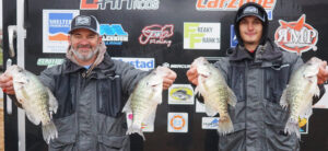 One of Team Jeffries’ most recent wins came in late February when they won $10,000 in their first-ever Crappie Masters tournament on Lake D’Arbonne. Their two-day catch of 14 fish weighed 29.07 pounds. 