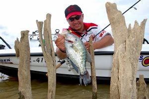 Don’t be daunted if you find crappie nesting in areas with thick cover. These spots can still be fished if you employ the right tactics. (Photo: Keith Sutton