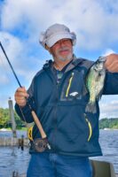 After watching the author enjoy a few crappies on the fly, his friend Ken Riehl got in on the action. 