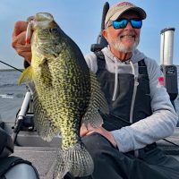 Big crappies are no longer unusual in Minnesota lakes, as famous angler Al Lindner will tell you. (Photo courtesy Lindner’s Angling Edge)