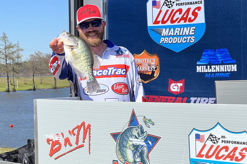 Kyler Beckmann at the D'Arbonne, Louisiana, American Crappie Trail championship