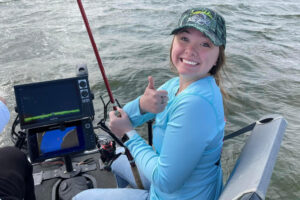 Lindsey Lucas enjoys crappie fishing on the Lake of the Ozarks.