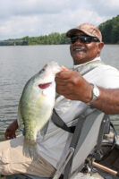 Nothing like catching crappies to put a smile on the face of Ken Smith. (Photo: Darl Black)