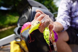 Owner of PICO Lures, Mitch Glenn, says many of his color patterns came from fishermen’s suggestions. (Photo: Brad Wiegmann)