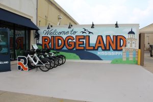 Outside of the Ridgeland Visitors Center, guests will find the first half of the fleet for the new Ridgeland Bikeshare Program. (Photo: Kyleigh Touro)