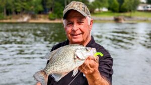 The lure is excellent year-round but excels in the often-tough August fishing conditions.