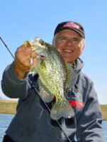 Dan Galusha employs the finger jigging technique with the Crappie Tamer for great results year-round (Photo: Dan Galusha)