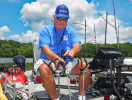 The new T-275 Crappie Stalker model allows complete rod holder adjustability, including the stem and the rod holder, so anglers can adapt to unique situations. (Photo: Terry Madewell)