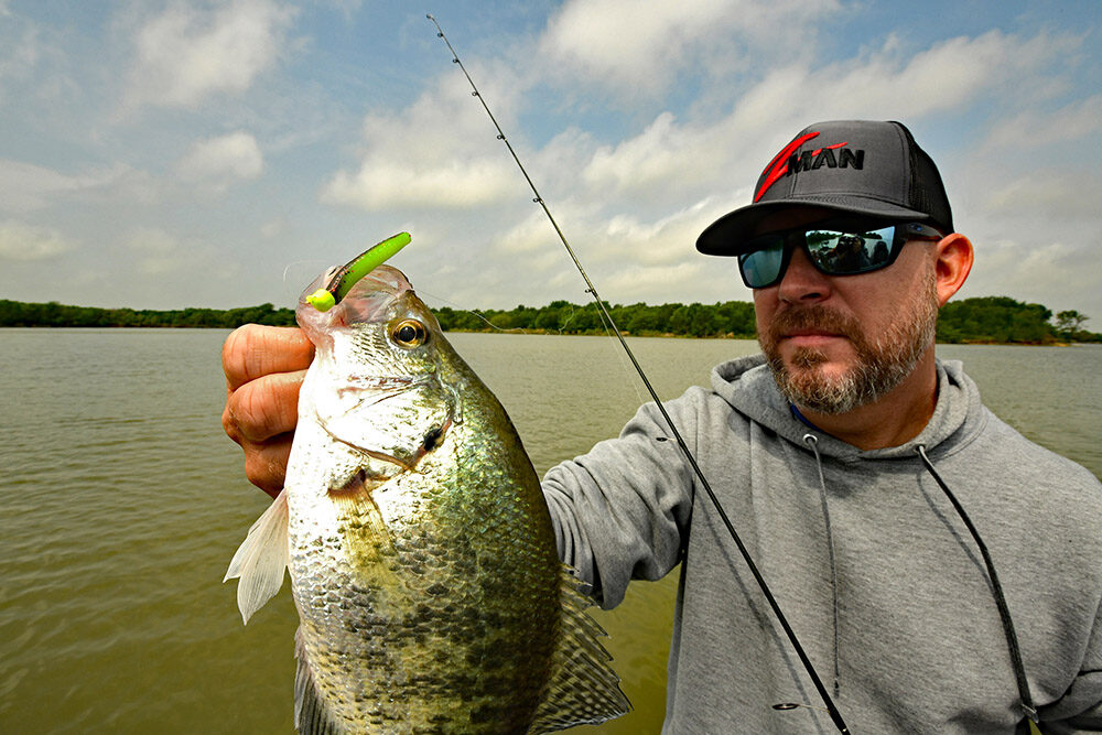 Whether your fishing goals include the need to catch assembly line numbers of crappies or panfish or you're attempting to trick a crazy-selective bass, Z-Main says Micro Finesse offers an answer. (Photo courtesy Z-Man)