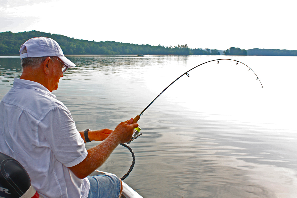 Dickey “Drumking” Porter is a crappie expert on the Tennessee River in Southeast Tennessee.
