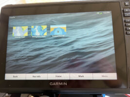 Anglers have several options of charting depending on the mapping charts installed or purchased separately, and the model of your fishfinder. (Photo by Brad Wiegmann)