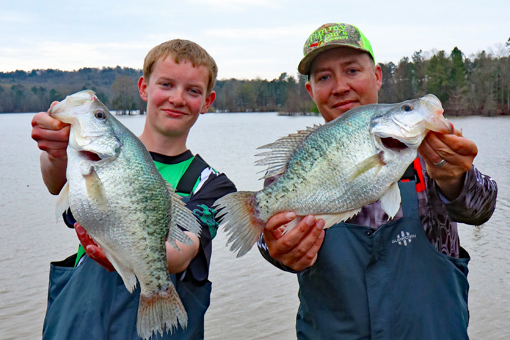 Alex and TJ Palmer have many great tournament finishes and are former Crappie Master Adult/Youth Team of the Year.