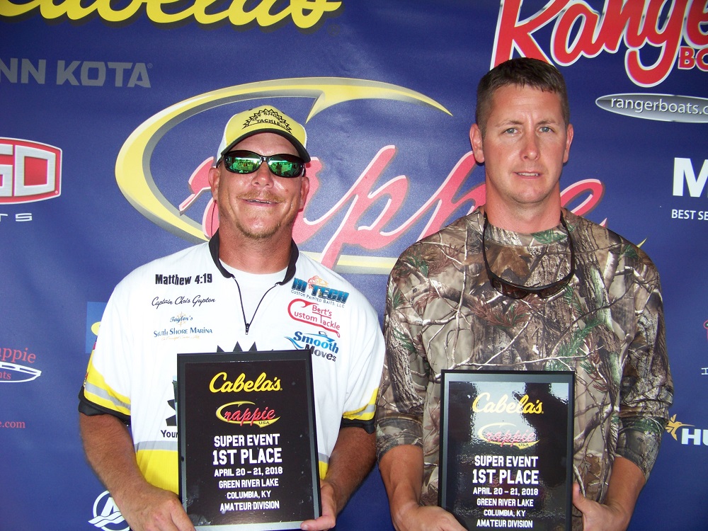 B'n'M's Jones and Thomas take CUSA Pro Division Victory on Green River Lake  - Crappie Now