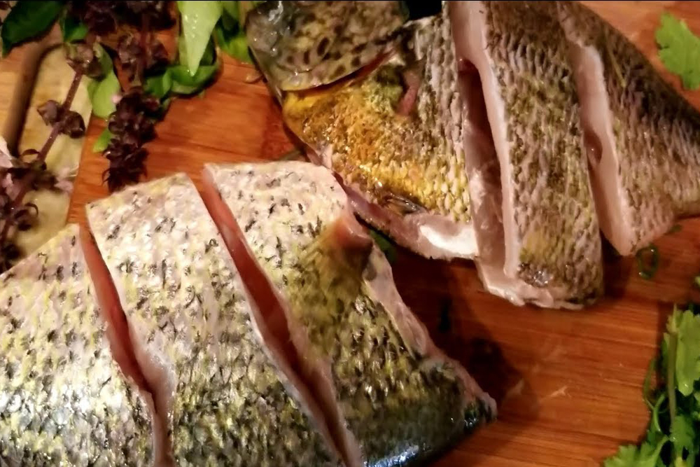 Recipes: Wok-Steamed Crappie with “Instant” Preserved Lemons, by Vernon Summerlin