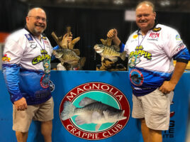 Representatives with the Magnolia Crappie Club were on hand to spread the word about their efforts to enhance the sport, and about Mississippi’s fantastic crappie fishing. (Photo: Tim Huffman)