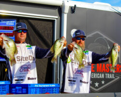 Clay Gann and Todd Froebe from Lindale, Texas captured second in the D’Arbonne championship with slabs like these.