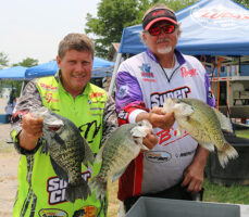 3rd place team of Ronnie Capps and Steve Coleman with a couple of their fish 