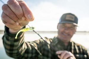 The Z-Man Fishing Baby BallerZ is just one of David Walker’s favorite go-to crappie lures on Douglas Lake in East Tennessee. Buoyant superplastics in Z-Man lures hover horizontally at rest, showing crappies a natural baitfish mimic.