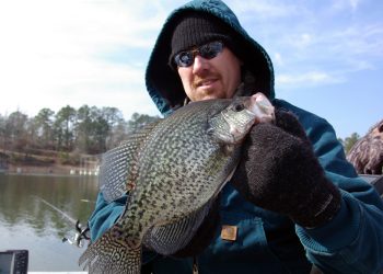 A fishing trip during the prespawn period may require anglers to bundle up against the cold, but slab crappie like this often fall to savvy late-winter anglers