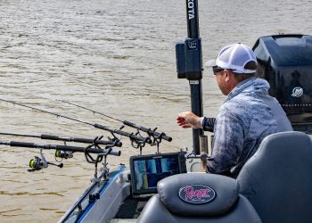 The key to a good setup includes holders that keep rods in the boat, rods are easy to reach, and holders allowing easy rod removal when there is a bite or a fish is on.