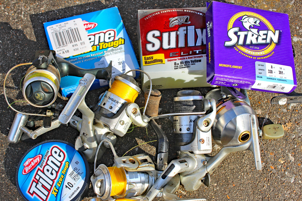 Fishing line is the most important thing between you and the fish