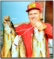 Bert Hall, inventor of the Road Runner lure. (Photo courtesy TTI-Blakemore)