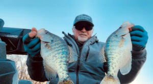 Terry Blankenship says when cold fronts hit, “They leave the shallows, but they don’t go far.