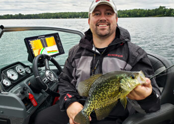 Joel Nelson says northern lakes are plentiful, so they are usually less crowded. Crappie are in most waters, usually predictable and can be caught. (Photo: Tim Huffman)