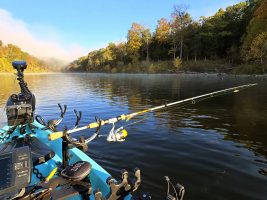The B’n’M 75 Series Combo is armed with a Stan’s P.B.S. 18 and ready to go in the rod holder. As you can see, sometimes the journey to “the spot” is just a rewarding as the catch.