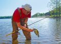 Crappie have excellent camouflage, making them difficult to see even when in clear water. But astute anglers can learn to spy these calico panfish on their shallow spawning beds and catch them by sight fishing.