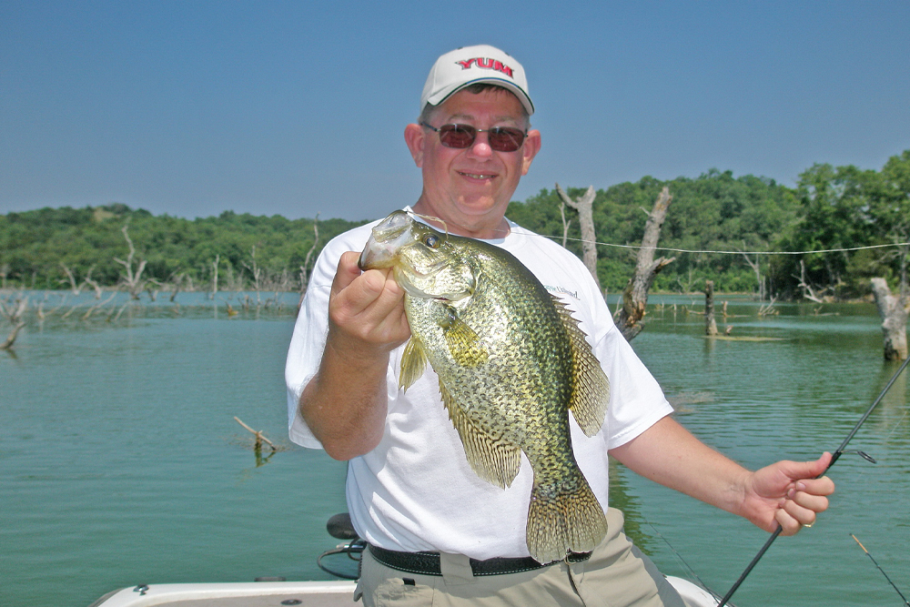 Senior writer Tim Huffman knows that small structural changes often attract slab crappie. That one-foot drop, that hidden ditch, that barely noticeable edge—that’s where big spring crappie like this stack up. Learn how to find them and you’ll catch more fish, plain and simple.