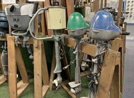 Have you seen or used these motors? Probably not. The Hall of Fame Museum has rooms filled with antique outboard and trolling motors, fishing accessories and thousands of baits and collections. It’s a perfect place to see the tools of early fishing.