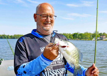 Guide Mark Hamberlin makes fishing trips fun. His laid-back style, fun talk and efficient trolling method combine to create a memorable experience.