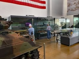 To beat the heat of the afternoon, we opted for visiting the Discovery Park of America Museum in nearby Union City, Tennessee. No doubt the military displays brought back lots of memories for Vernon and Frayne.