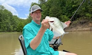Terry Stewart Catches good fish on his home lakes in Mississippi. He says to be quiet and carefully position the boat for minimal wave slap against the boat. (Photo: Tim Huffman)
