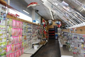 Need fishing tackle? Sky Mart has you covered. Hungry afterward? Just follow the aroma of slow-smoked barbecue from B's Hickory Smoke BBQ. photo by Kyleigh Touro