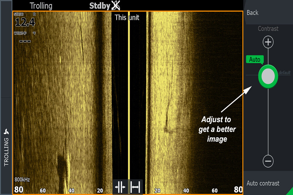 Contrast setting can be increased or decreased to get the best image. (Photo: Brad Wiegmann)