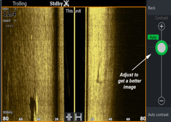 Contrast setting can be increased or decreased to get the best image. (Photo: Brad Wiegmann)
