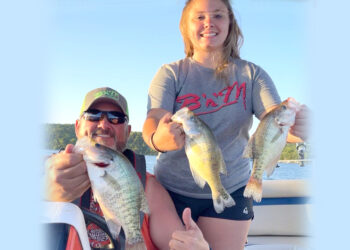 Lindsey Lucas is hooked on September crappie!