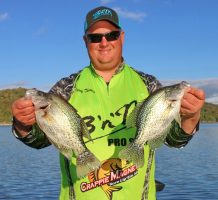 Years of guiding on Dale Hollow Lake have given Corey Thomas an in-depth knowledge of crappie behaviors year-round, including September. (Photo courtesy Corey Thomas)