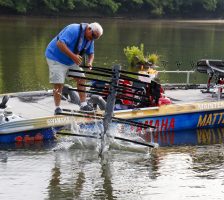 Crappie Dan says the placement of cover, like this MossBack Fish Attractor, is a great way to improve fishing while giving fish a good home. He likes to place these in deeper water in creeks off the river. Ledges and flats are prime areas. (Photo: Tim Huffman)