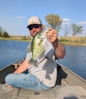 Jason Harris is an avid crappie fisherman who manages the ponds on his farm to produce big fish.