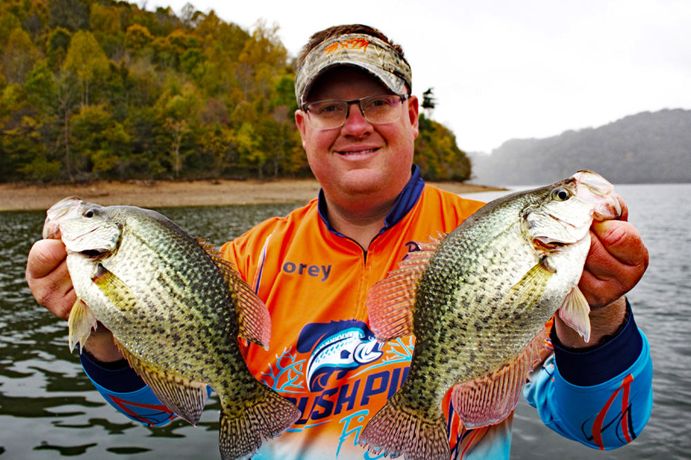 Capt. Corey Thomas has been a guide for only two years, but he says he has fished the professional crappie circuit for ten years. "Becoming a guide has always been my dream," he said. (Photo: Richard Simms)