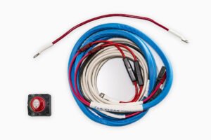 Wire harness kits with inline fuses are popular with marine electronic installers. (Photo by Brad Wiegmann).